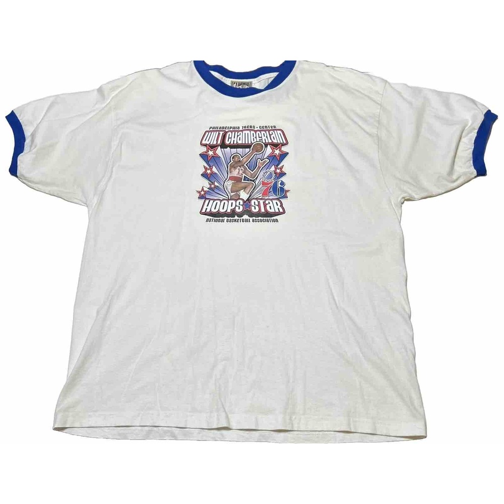 Vintage Wilt Chamberlain 3XL T Shirt NBA Basketball Hardwood Classics Majestic - Picture 2 of 11